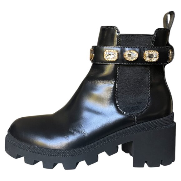 GUCCI Trip Booties with Jewels - Picture 9 of 14